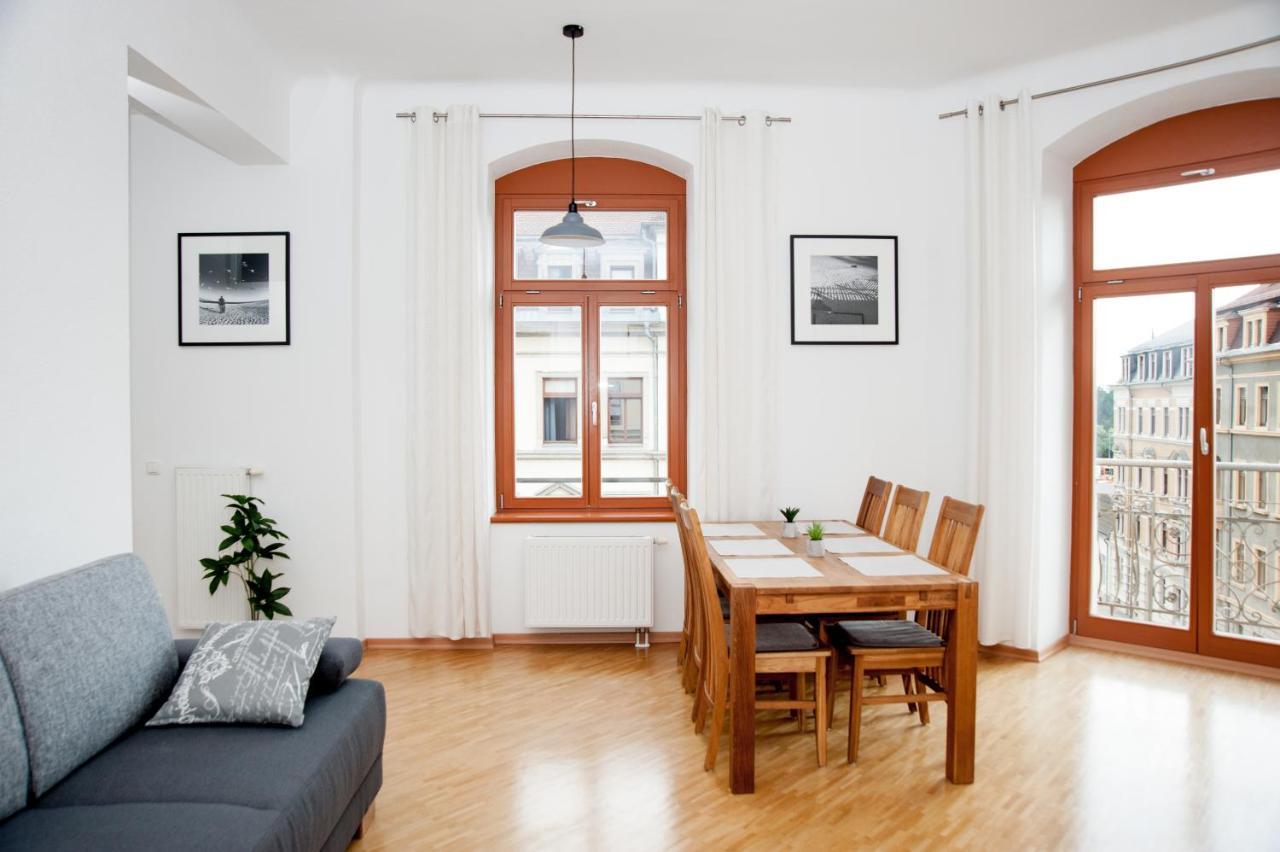 1-Raum-Wohnung Zentral Gelegen Dresden Buitenkant foto